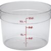 Cambro Camwear Polycarbonate Square Food Storage container, 12 Quart