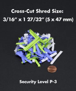 Aurora AU875XA Paper and Credit Card Shredder with 3.7-Gallon Wastebasket, 8-Sheet Cross-Cut with Basket 8-Sheet Crosscut 22 61apqYNWMVL