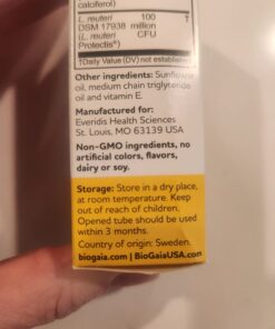 BioGaia Protectis Baby Probiotic Drops + Vitamin D | Reduces Colic, Gas & Spit-ups | Healthy Poops | Reduces Crying & Fussing & Promotes Digestive Comfort | Newborns, Babies & Infants | 0.34 oz 0.34 Fl Oz (Pack of 1) 26 61apvS9xxL 1