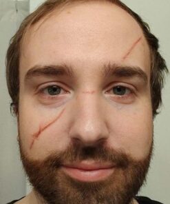 Mehron Makeup Rigid Collodion with Brush | Scarring Liquid | Scar Liquid | Liquid Scar Makeup | SFX Scar Makeup for Film .125 oz (4ml) 36 61aqSZcQtKL