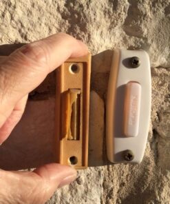 Broan-NuTone PB7LWH Doorbell Kit, Lighted Rectangular Pushbutton for Home, 1" x 1" x 1", White 16 61aqkW8 erL