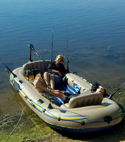 Intex Excursion 5 Person Boat Set 44 61arLnXASuL