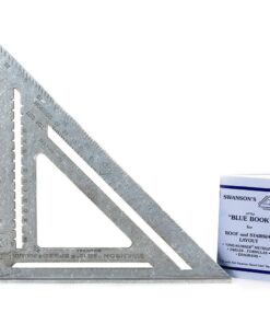 Alternative view of Swanson Tool Co., Inc Swanson T0108 Big 12 Speed Square Layout Tool with Blue Book, Plain gradations, 12-Inch 12 Inch Big 12 (plain)