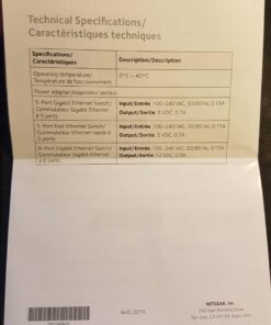 NETGEAR GS308-100PAS - Discontinued by Manufacturer 8 port 25 61auOyX RXL