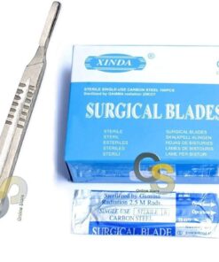 100 Scalpel Blades #20 with Free Handle