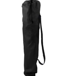 GigaTent Black Folding Camping Chair – Ultra Lightweight Collapsible Quad Padded Lawn Seat with Full Back, Arm Rests, Cup Holder and Shoulder Strap Carrying Bag - Powder Coated Steel Frame 17 61awb o0NyL