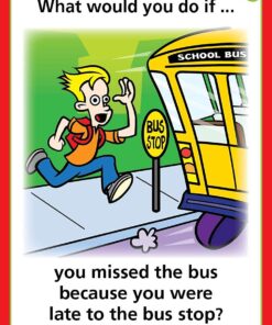 Alternative view of Super Duper Publications | What Would You Do at School If… Fun Deck | Social Skills Flash Cards | Educational Learning Materials for Children