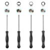 HIFROM® Carburetor Adjustment Tool Kit - 2 Cycle Engine Carburetor Adjusting 4 Pieces Set Splined x1, pac Man x1, Single D x1 and Double D x1 4 Tool Kit 3 61axnqKuWSL