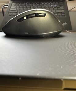 Logitech M720 Triathlon Multi-Device Wireless Mouse, Bluetooth, USB Unifying Receiver, 1000 DPI, 8 Buttons, 2-Year Battery, Compatible with Laptop, PC, Mac, iPadOS - Black 54 61ayVH8aU8L