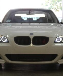 iJDMTOY (2 White LED Angel Eye Ring Marker Bulbs Compatible with BMW 5 6 7 Series X3 X5 (E39 E53 E60 E63 E64 E65 E66 E83), 7000K White 28 61aynqYWQCL