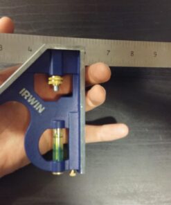 IRWIN Combination Square, Metal-Body, 12", 45-90 Degree Marking, Stainless Steel (1794469) 12-inch Regular Combination Square 37 61b rc3GLsL