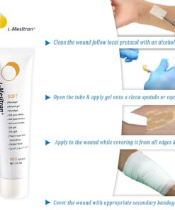 Soft Honey Wound Gel by L-Mesitran Hypoallergenic Medical Grade Ointment with Burn, Soothing - Medical Grade Ingredients for Adults & Elderly 1.75 oz 15 61b17JpDdJL