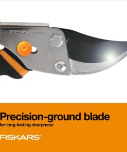 Fiskars Bypass Pruning Shears 5/8” Garden Clippers - Plant Cutting Scissors with Sharp Precision-Ground Steel Blade Bypass Pruner 22 61b3h7sE9HL