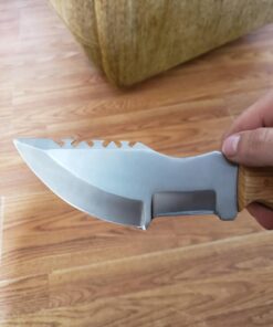 Ottoza Handmade D2 Steel Tracker Knife - Survival Knife - Camping Knife - Outdoor Knife - D2 Tools Steel Hunting Knife with Sheath Horizontal Carry Fixed Blade Knife No:116 Classic 45 61b3tly2 nL