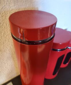 Anchor Hocking Palladian Window Cylinder Jars, Mixed Sizes, Cherry, Set of 4 4 Piece Palladian Canister Set 35 61b43pClIlL