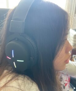 Acer Nitro Gaming Headset II: 50mm Drivers | Retractable Omni-Directional Noise-Canceling Microphone with On-Cable Controls | Over-Ear Design with RGB Lights Nitro Headset II 34 61b4Sxlx fL