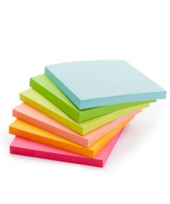 Amazon Basics Square Sticky Notes, 3 x 3-Inch, Assorted Colors, 12-Pack 12 pack 10 61b5T3KDazL