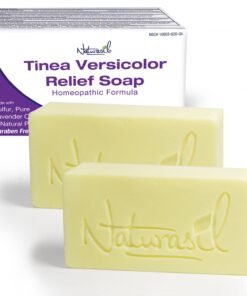 Naturasil Tinea Versicolor Treatment 10% Sulfur Infused Cleansing Soaps | Anti-Fungal Relief for Tinea, Candida, Ringworm, & Jock Itch | Fast & Effective for All Skin Types | 4 oz Bars (2) 2