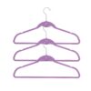 BriaUSA Cascade Hangers Purple Steel Swivel Hooks -Slim, Sturdy Saves You Extra Space - Set of 10 42 61b6blep0EL