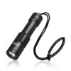 ORCATORCH D520 Scuba Dive Light 1000 Lumens Compact Diving Flashlight IP68 Waterproof Night Dive Torch Submarine Diving Lights with Rotary Switch for Underwater 150 Meters Deep Sea Diving (Black) Black