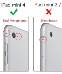 Fintie Case for iPad Mini 4 - Slimshell Lightweight Smart Stand Protective Cover with Auto Sleep/Wake Feature for iPad Mini 4 (2015 Release), Composition Book Black 29 61b9RrVFpeL