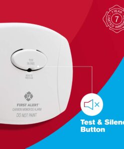 First Alert CO605 Plug-In Carbon Monoxide Detector with Battery Backup , White 1-Pack Alarm 22 61b9YLStM0L