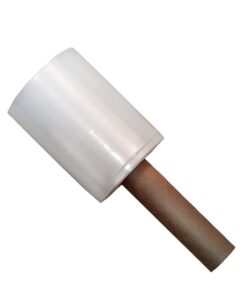 Industrial Grade Stretch Film Hand Roll Stretch Wrap • 5" X 1000 Feet Strong 80 Gauge • with Extended Handle • Clear • Helps Keep Shipments Safe and Secure • Clean Removal 1 pack 10 61bA1IdX5nL