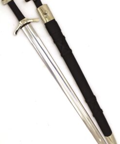 Medeival Warrior 13th Century Full Tang Carbon Steel Medieval Viking Sword Comes with Leather Scabbard 11 61bAdfJS08L