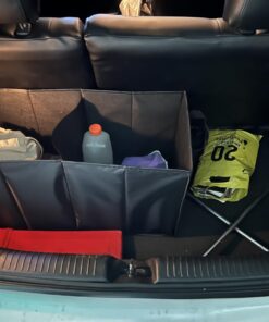 Honey-Can-Do SFT-01166 Soft Storage Chest, Black Folding Car Trunk Organizer 25 61bCHURh6L