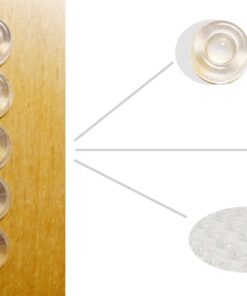 Alternative view of Yonisun Sound Dampening Door Bumpers, 1/2 Diameter, Sheet of 100"