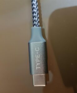 BrexLink USB C Cable, Type C Charger USB 3A Charging Cable Fast Charge for Samsung Galaxy S22 Plus Ultra S21 S22 Plus, Moto G7 G8, Other USB Type c Charger (6.6ft+6.6ft, Grey)… 6.6ft+6.6ft 38 61bCz4L6ZWL