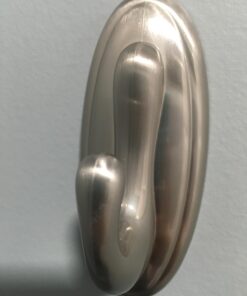 Command Large Traditional Plastic Hook, Brushed Nickel, 1-Hook, 2-Strips, Organize Damage-Free 44 61bCzGHIDL