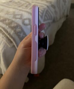 Casely iPhone 13 Pro Case | Compatible with MagSafe | Light Pink on Pink 24 Light Pink on Pink 21 61bDBpO HbL