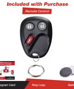 Alternative view of KeylessOption Keyless Entry Remote Control Car Key Fob Replacement for LHJ011 black