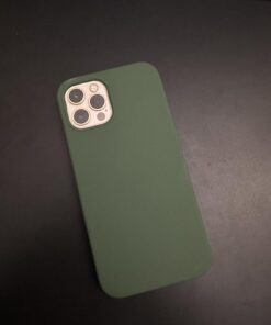 JTWIE [5 in 1 for iPhone 12 Phone Case/iPhone 12 Pro Phone Case with Screen Protector and Camera Lens Protector, Liquid Silicone Phone Case for iPhone 12 Pro (Alpine Green)… Alpine Green 38 61bECeG6UaL