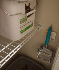 DuraScoop® Premium Multicat Cat Litter Scoop | Solid Metal | Litter Box Tray Pan Sifter Random Color 68 61bFdJJ6raL