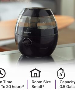 Honeywell HUL520B Mistmate Cool Mist Humidifier Black With Easy Fill Tank & Auto Shut-Off, For Small Room, Bedroom, Baby Room, Office 16 61bHN0rlS0L 1