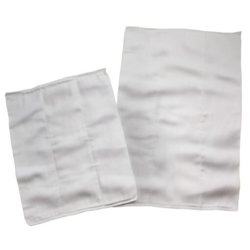 OsoCozy - Chinese Prefolds Cloth Diapers 1 Dozen - Perfect for Burp Cloths or Diapers. Soft and Absorbent for Baby Made of 100% Cotton- Fits 7-15 Lbs. - Size: Infant 4x6x4, 12x16 inches.