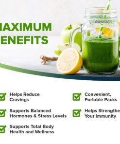 Organifi: GO Packs - Green Juice - Organic Superfood Supplement Powder - 30 Count - Organic Vegan Greens - Hydrates and Revitalizes - Support Immunity, Relaxation and Sleep 30 Go Packs 24 61bIEdbhOHL