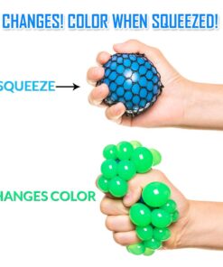 Quality & Durable Mesh Squishy Balls with Exclusive Sewn Mesh! (Multi, 12 Pack) 15 61bK7TyDjL