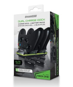 DreamGEAR DGXB1-6603 Dual Charge Dock Black for Xbox One 14 61bLrr XQL