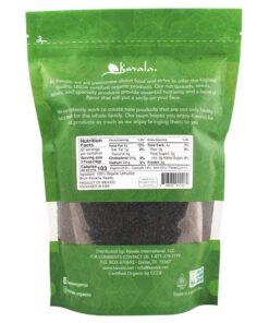 Alternative view of Kevala Organic Black Raw and Unhulled Sesame Seeds, 2 Pound 2 Pound (Pack of 1)