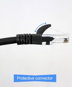 TecBillion 3 Feet Cat6 Ethernet Patch Cable - RJ45 Computer Networking Cord, Pack of 10 (Black) 10 61bN2694dXL