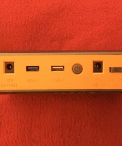 ZeroKor Portable Power Bank with AC Outlet, 65W/110V Portable Laptop Charger Battery Bank, 24000mAh/88.8Wh External Battery Pack,Backup Power Source for Outdoor Tent Camping RV Home Office Emergency Orange Grey 61 61bN8rLGL