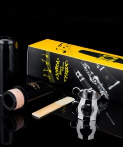 Glory Clarinet Mouthpiece Kit with Ligature,one Reed and Plastic Cap~black, Click to See More Colors 13 61bO79PC2L