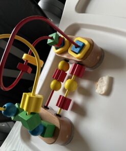 Melissa & Doug First Bead Maze - Wooden Educational Toy for Floor, High Chair, or Table - Infant Maze Toy, Bead Maze Toys For Toddlers And Babies 4.2 x 7 x 8.6 inches ; 1.3 pounds Standard 31 61bOspRavIL 1