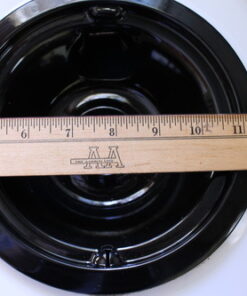 Range Kleen P119204XN 4 Pack Style B Black Porcelain Drip Bowls 2 Small 6 Inch and 2 Large 8 Inch 33 61bPOR4Il8L