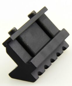Alternative view of TACFUN Tactical 45 Degree Angle Offset 20mm Weaver Rail Mount Picatinny 5 Slot