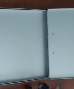 Amazon Basics Metal Clipboard with 2 Compartments and Interior 250 Sheet Paper Storage, 14.09 x 9.21 x 2.6 Inches, letter size, Silver 42 61bRR9fRjwL