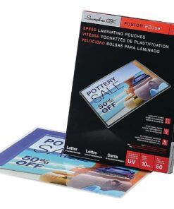 GBC Swingline Thermal Laminating Sheets / Pouches, Letter Size, 10 Mil, Speed Pouch, EZUse, 50-Count (3200599) 50/Pack 10 61bSAGZiDeL